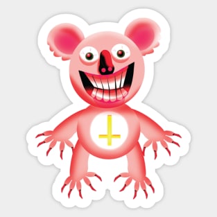 Antichrist Koala Sticker